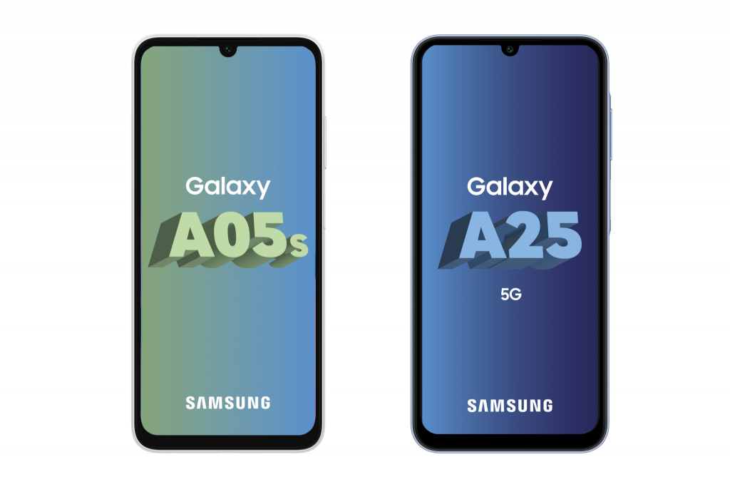 Samsung Galaxy A05s et A25 5G